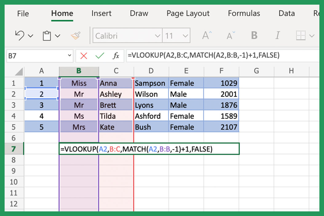 How To Use Vlookup And Match Formulas In Excel Www vrogue co