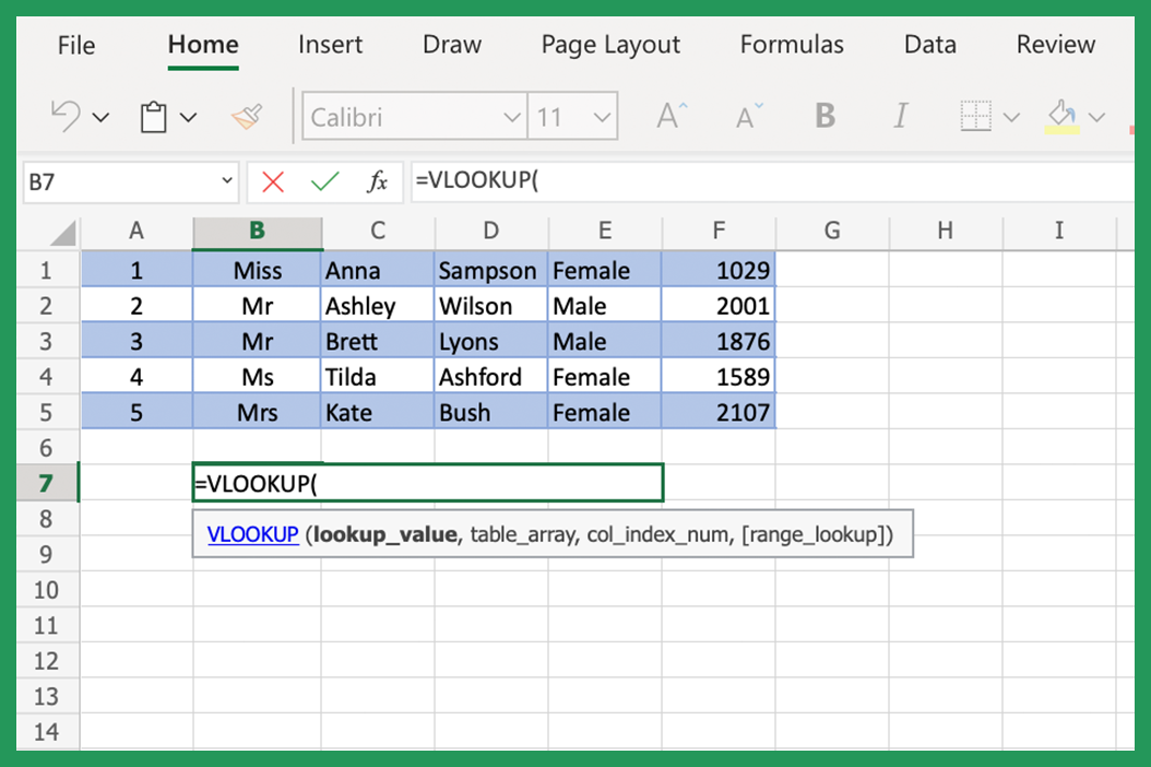 Guide To Using VLOOKUP In Excel Classical Finance