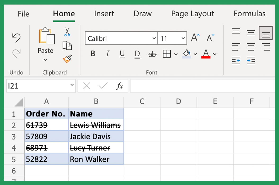 8 Ways To Strikethrough Text In Excel Classical Finance