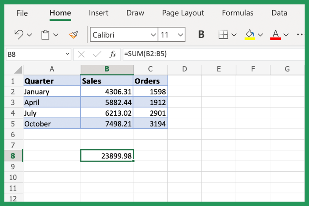 Guide To The Excel SUM Function 4 Key Examples 