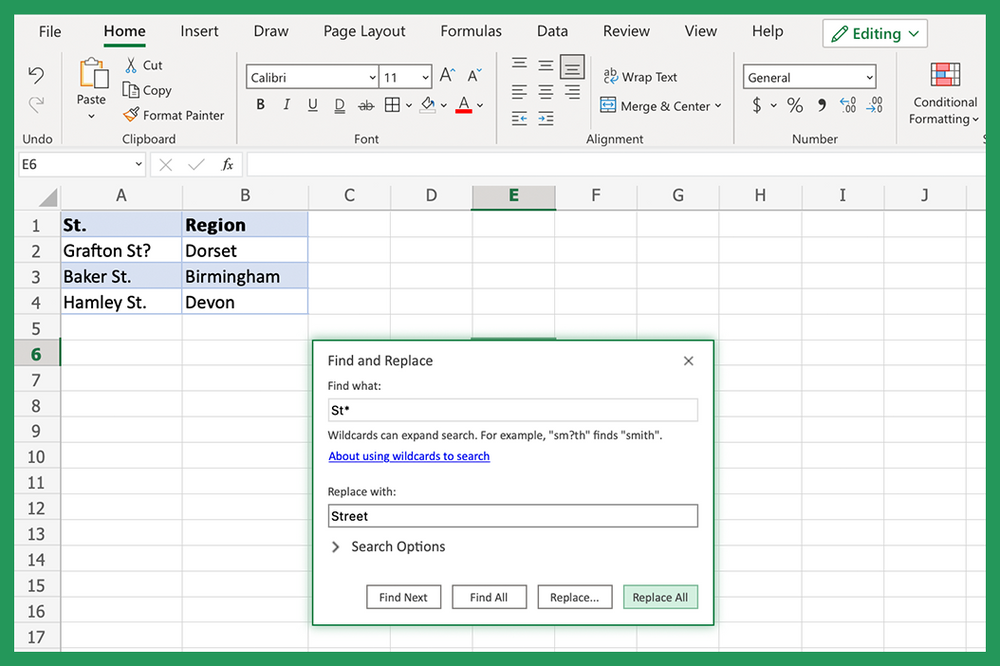 Find and Replace Excel (Full Guide) - Classical Finance