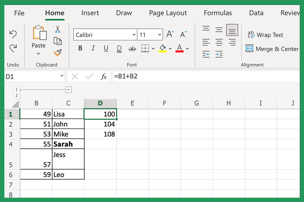 How To Add New Line in Excel Cell - Classical Finance