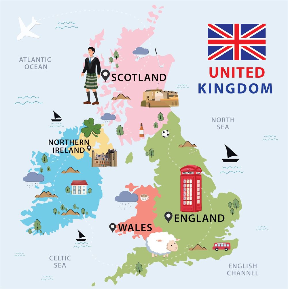 Map Of The United Kingdom 