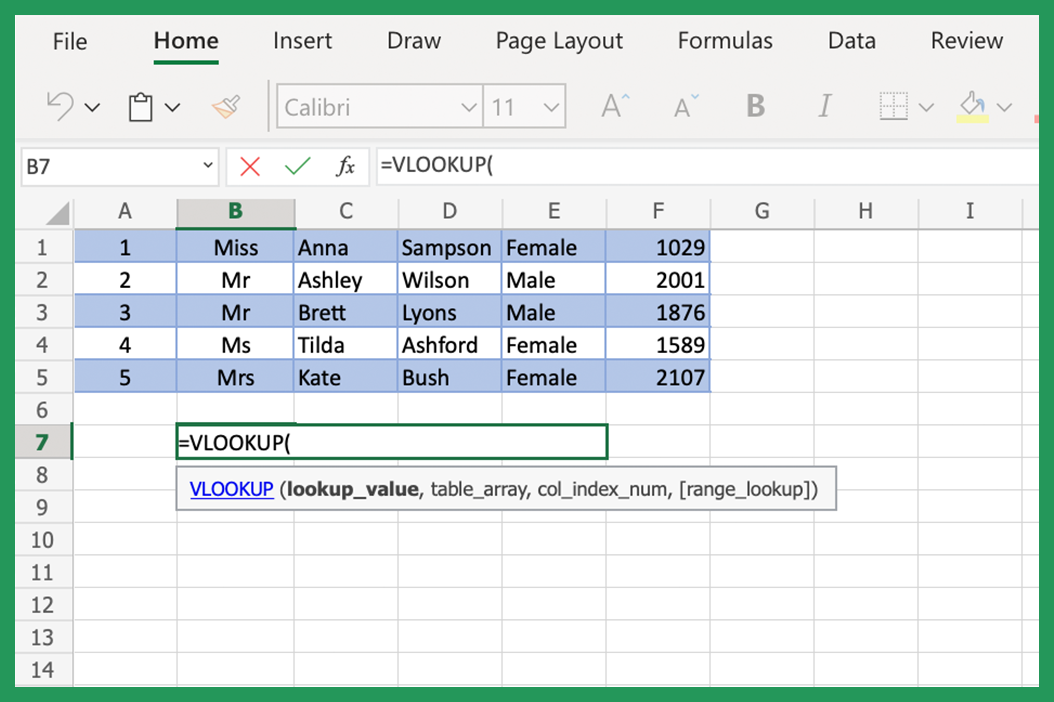 Guide To Using Vlookup In Excel Classical Finance 4921