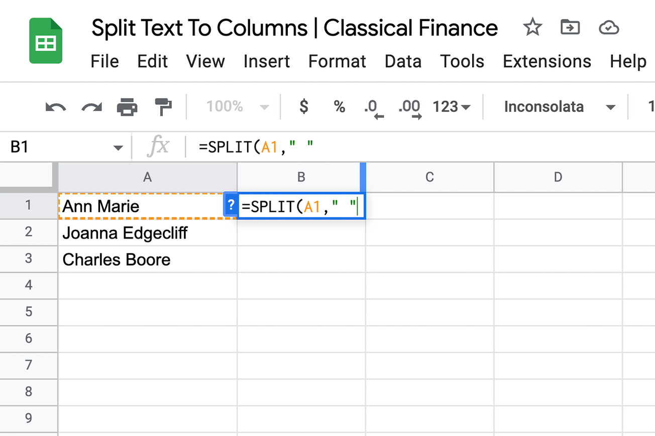 how-to-split-first-and-last-names-in-google-sheets