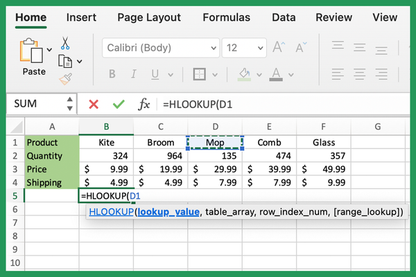 mastering-hlookup-11-examples-classical-finance